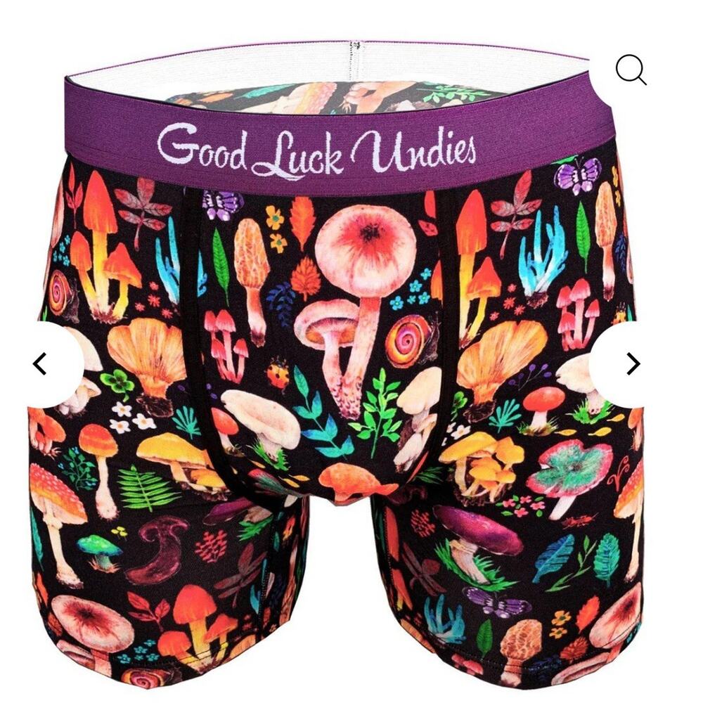 Good Luck Undies Men Xl,lg Underwear Mushrooms